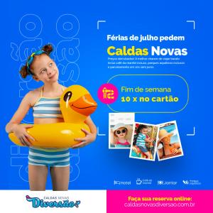 Imagem representativa: Hotéis para Férias de Julho em Caldas Novas com Crianças Grátis | em até 10x sem juros