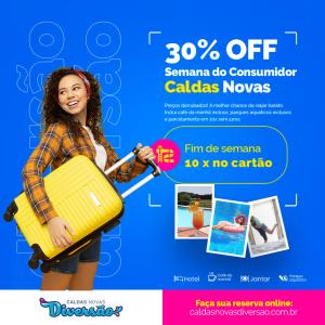 Imagem representativa: Semana do Consumidor Caldas Novas: Hotéis com 30% OFF
