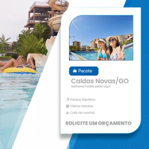 Imagem representativa: Planeje sua estadia com a Caldas Novas Diversão e desfrute de destinos incríveis.