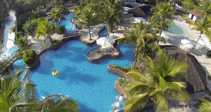 Lagoa Termas Parque e Lagoa Ecopraia em Caldas Novas GO